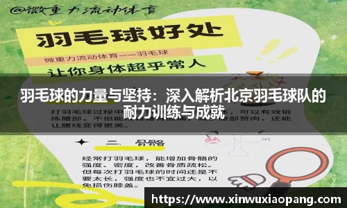 羽毛球的力量与坚持：深入解析北京羽毛球队的耐力训练与成就
